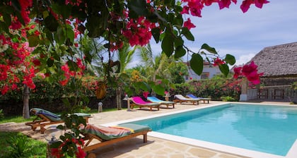 elegant and exclusive african style villa with chef and maid