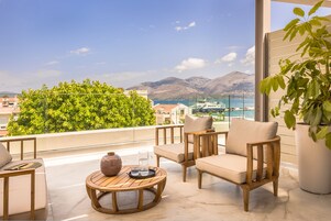 Panoramic Suite, 1 Bedroom, Sea View | Terrace/patio