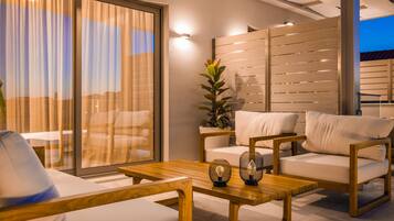 Panoramic Suite, 1 Bedroom, Sea View | Terrace/patio