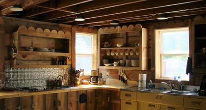 The Lodge, overlooking Hayden Brook on Olive Street