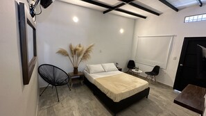 Eenvoudige kamer, 1 twee- of 2 eenpersoonsbedden | Een minibar, gratis wifi, beddengoed, rolstoeltoegang