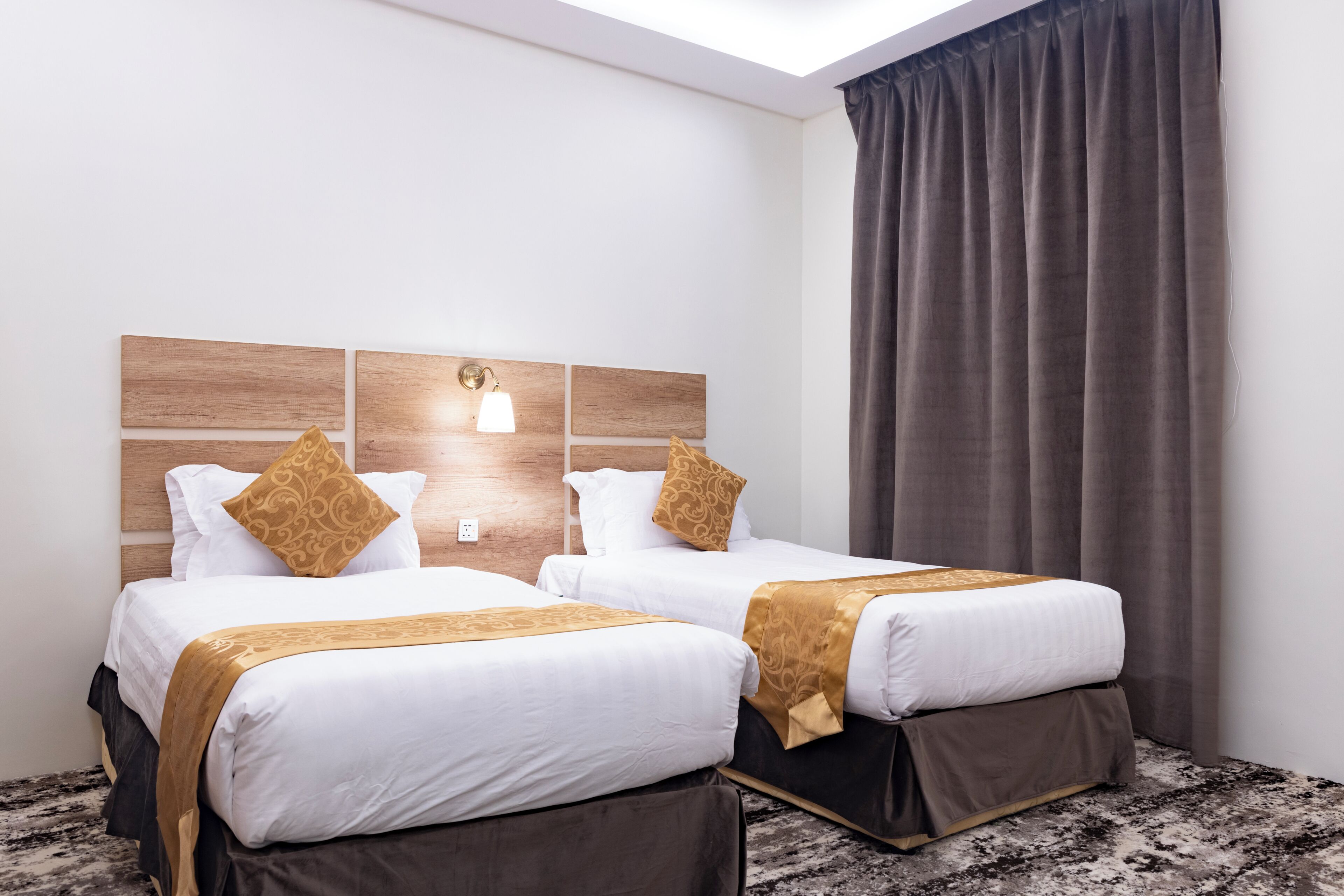 Egyptian cotton sheets, premium bedding, pillow-top beds, minibar