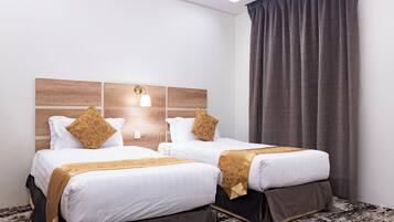 Egyptian cotton sheets, premium bedding, pillow-top beds, minibar