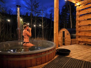 Bain à remous extérieur