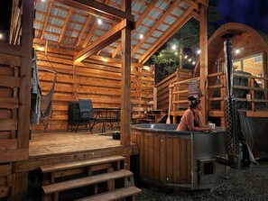 Bain à remous extérieur