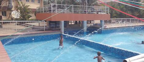 Room, 1 Bedroom, Accessible, Smoking | Pool | Indoor pool