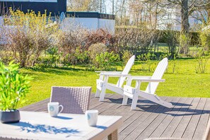 Outdoor dining - Haus Strandläufer, 6 Sz, Meer-strandnähe , Sauna,whirlpool, Ruhig, Hunde Erlaubt (Schönhagen)