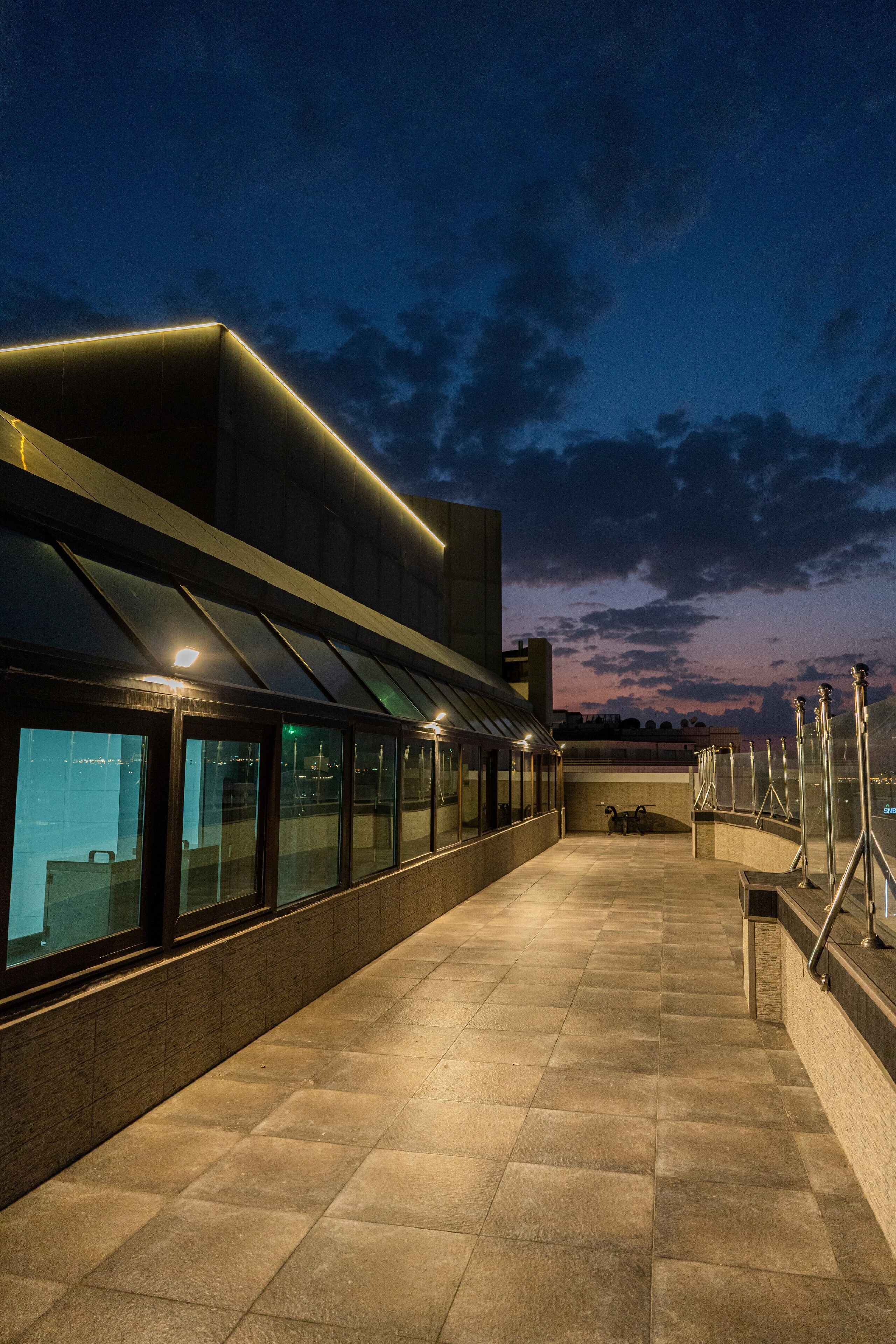 Terrasse sur le toit
