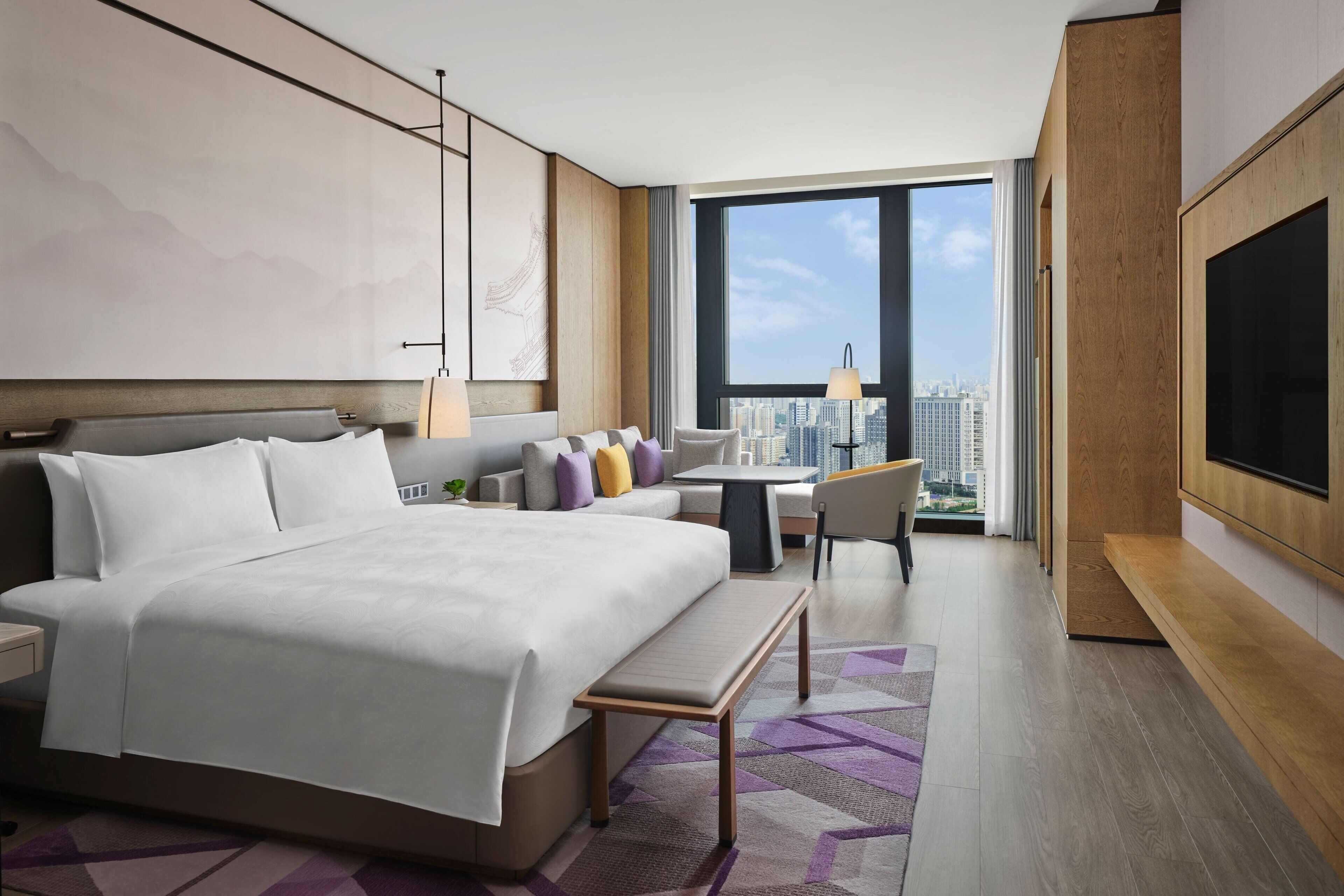 羽绒被、迷你吧、客房内保险箱、遮光窗帘