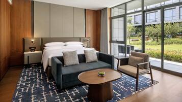 Premium bedding, down duvets, memory-foam beds, individually decorated