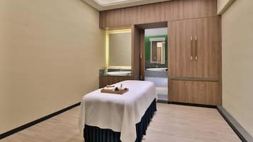 Sale per trattamenti di coppia, massaggi con le pietre calde