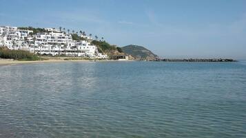 Accommodatie ligt op het strand