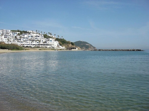On the beach