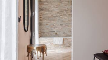 Deluxe Double Room (Red Bee Room) | Pillow-top beds, desk, free WiFi, bed sheets