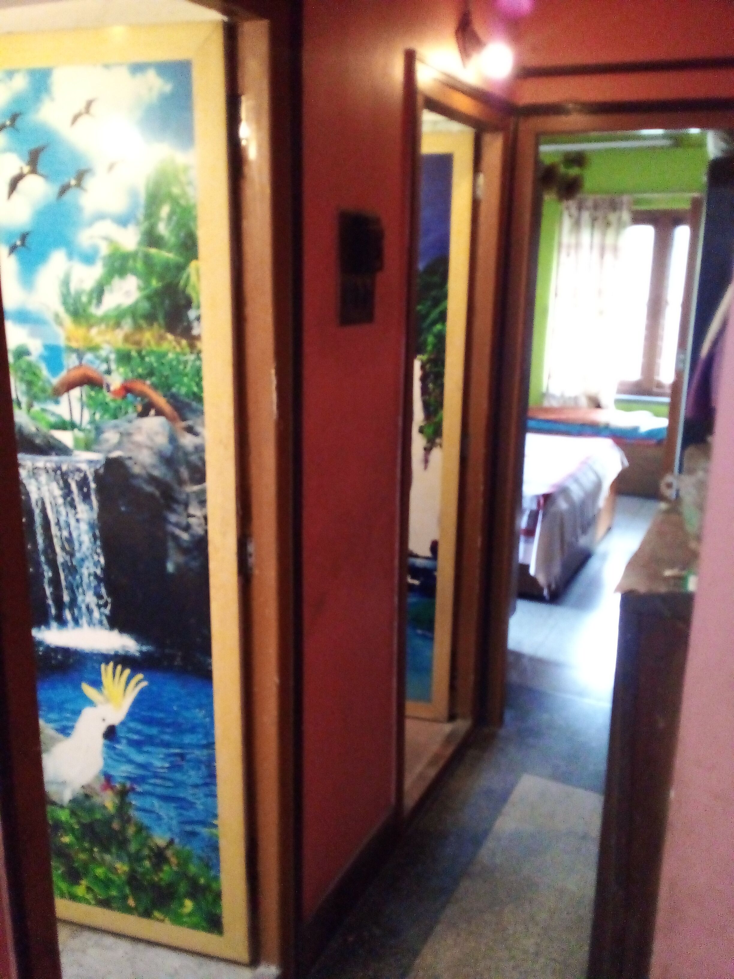 2 bedrooms, bed sheets