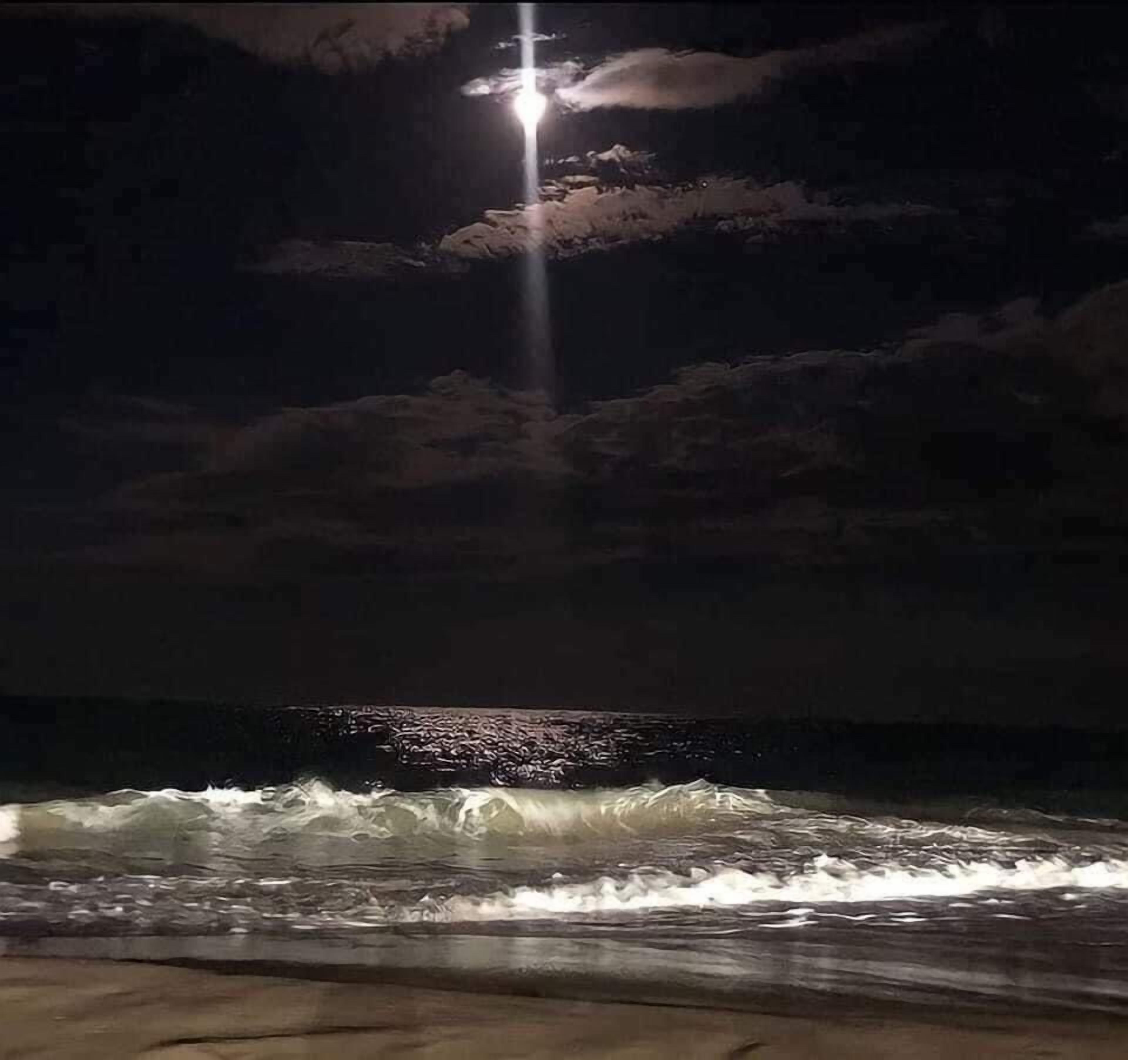 On the beach