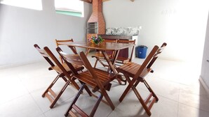 BBQ/picnic Area - PRAIALAR APARTAMENTOS II (Ubatuba)