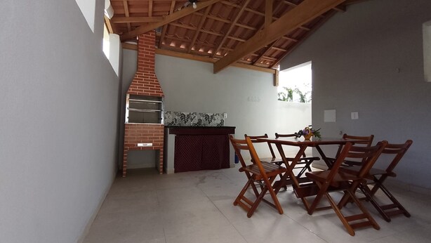 BBQ/picnic Area - PRAIALAR APARTAMENTOS II (Ubatuba)