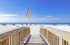 Accommodatie ligt op het strand
