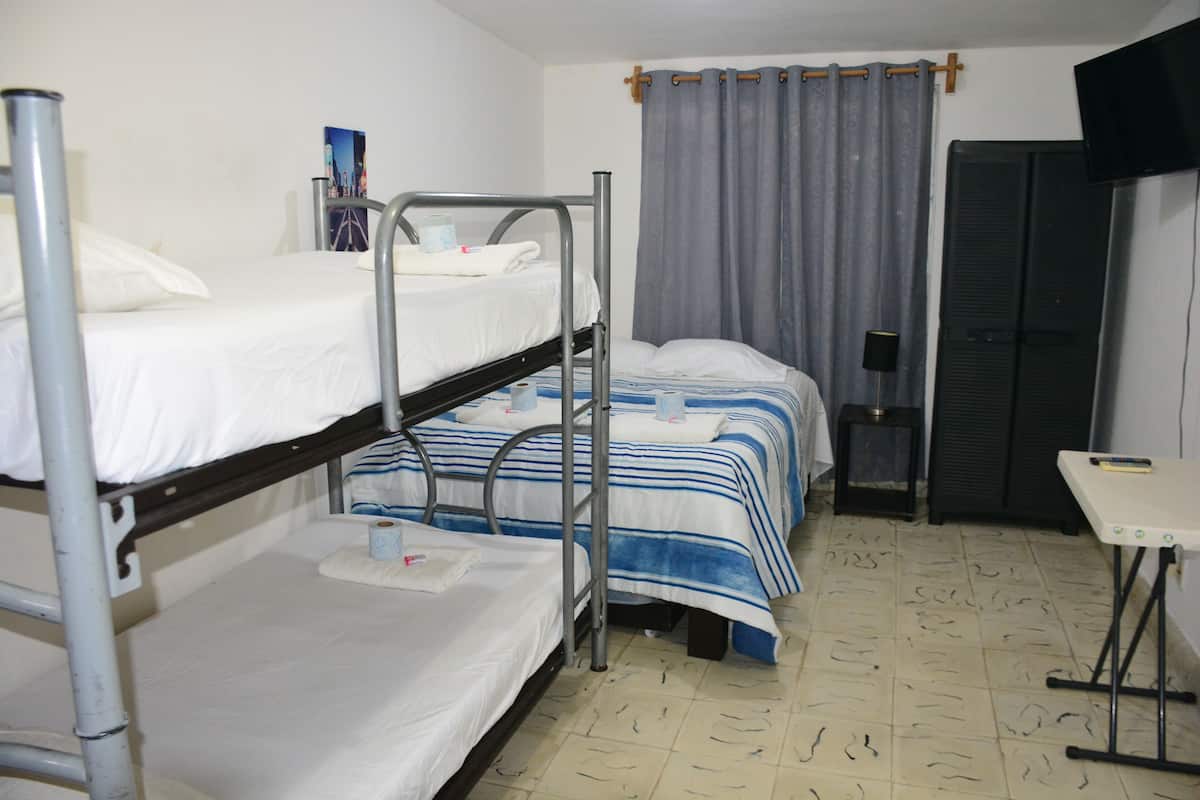 Family Quadruple Room | Premium bedding, down comforters, free WiFi