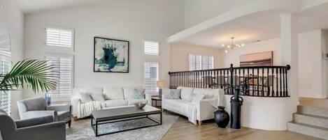 TV connectée, cheminée