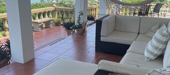 Private 1-acre beach villa with breathtaking views, waking distance from beach