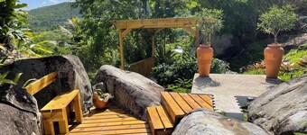 Private 1-acre beach villa with breathtaking views, waking distance from beach