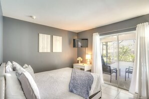 4 bedrooms, iron/ironing board, WiFi, bed sheets