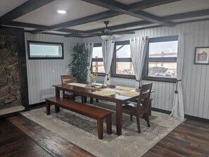 Dining - Main House on 29-acre historic ranch with amazing views of Denver and beyond (Morrison)