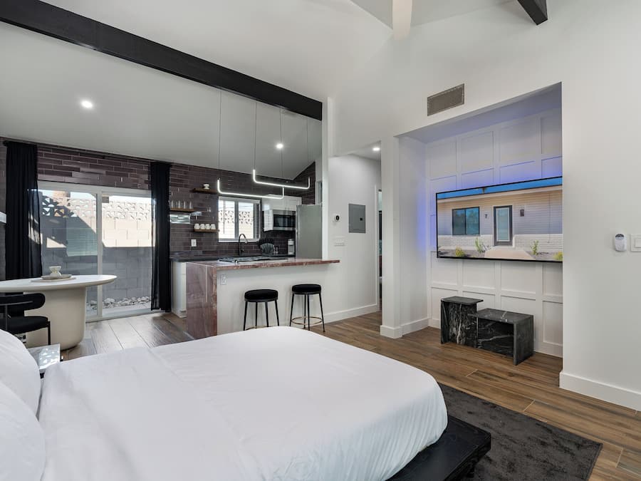 Exclusive Studio | Premium bedding, pillow-top beds, individually decorated