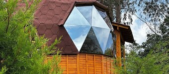 Glamping Shalom con Jacuzzi, a 15 min de los Termales de Santa Monica