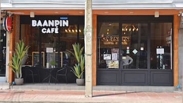 Façana frontal de l'allotjament