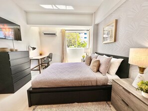 1 bedroom, desk, iron/ironing board, WiFi