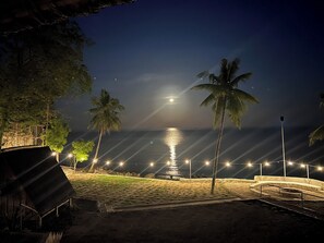Vista a la playa o el mar