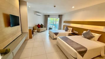 Minibar, individually furnished, desk, laptop workspace