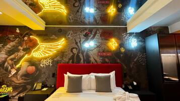 Quarto casal ou duplo executivo | Frigobar, cofres nos quartos, escrivaninha, cortinas blackout