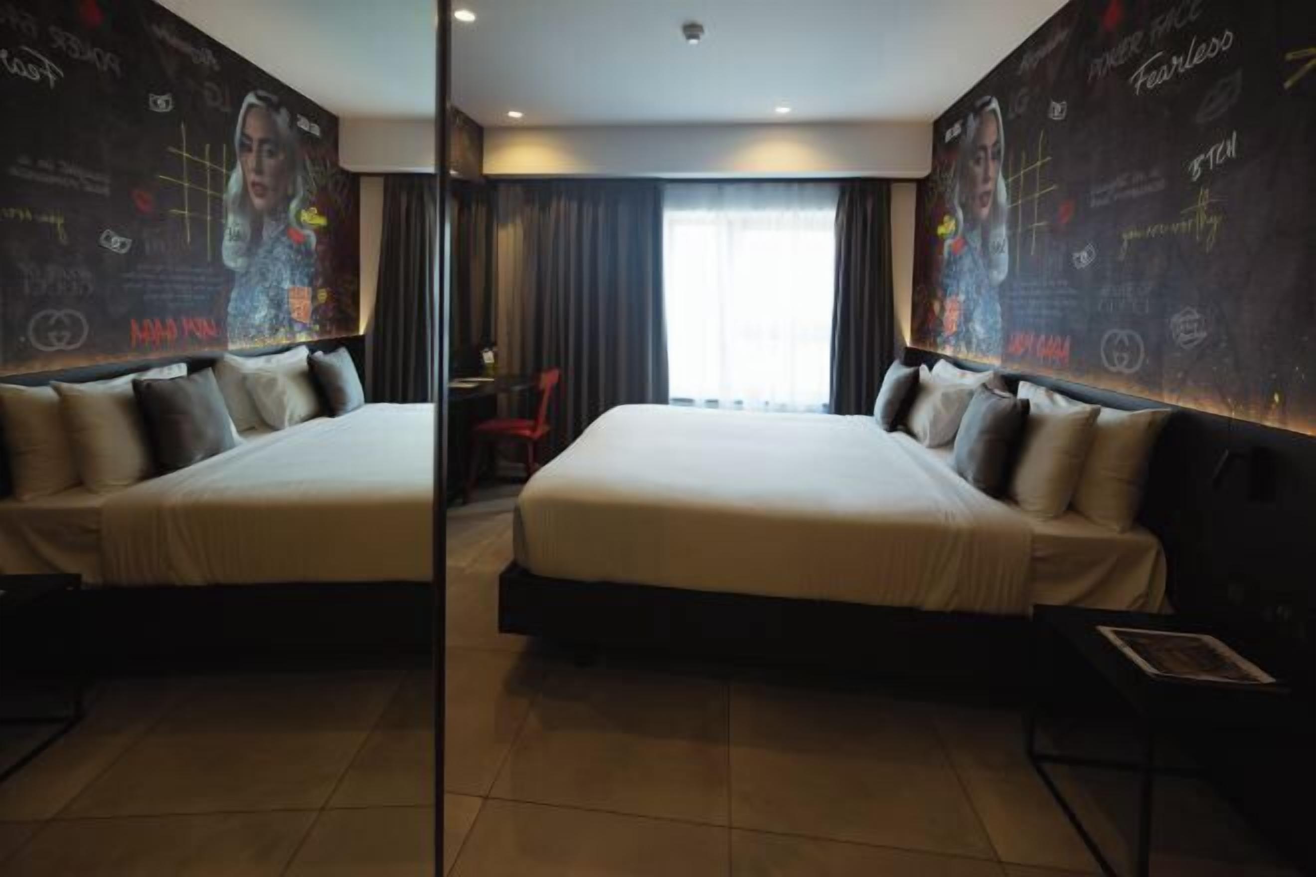 Minibar, in-room safe, desk, blackout curtains