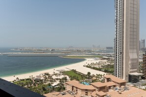 Uitzicht op strand/zee