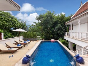 Villa, 3 Schlafzimmer, Nichtraucher, Gartenblick | Eigener Pool