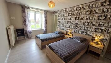 4 chambres, Wi-Fi gratuit, draps fournis