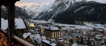Sonnig Stylisches Chalet Ferienhaus in Engelberg mit 180 Grad Aussicht