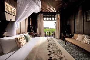 Deluxe Double Room, Balcony | Hypo-allergenic bedding, free minibar items, desk, laptop workspace - ChezCao Rice Field Ecolodge Ninh Binh (Ninh Binh)
