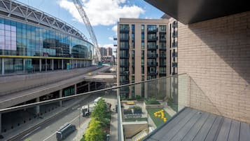 Deluxe Apartment, 2 Bedrooms, Kitchenette, City View | Terrace/patio