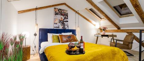 Apartamento premium | 1 quarto, roupas de cama antialérgicas, escrivaninha