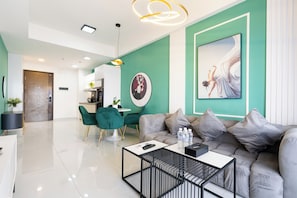 Living area - Otis Soho Saigon Balcony Apartment (Ho Chi Minh City)