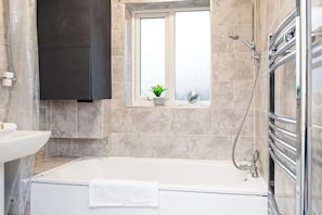 Shower, hair dryer