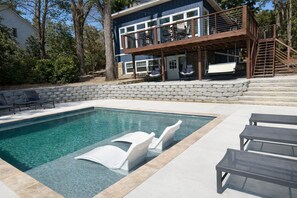 A heated pool - Modern Lakefront Escape | Private Dock | Hot Tub (Hot Springs)