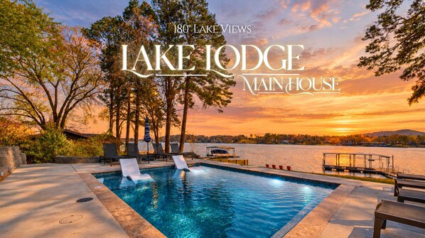 Pool - Modern Lakefront Escape | Private Dock | Hot Tub (Hot Springs)
