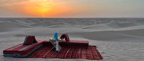 Tienda de campaña Deluxe | Área de sala de estar