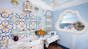 Ferienhaus, 2Â Schlafzimmer, Raucher, Terrasse | Badezimmer | Dusche, HandtĂŒcher